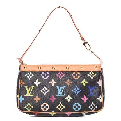 Louis Vuitton Monogram Multicolor Pochette Accessories Black 1 of 7