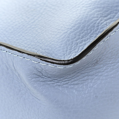 Chloe Calfskin Small Marcie Satchel Washed Blue 13 of 14