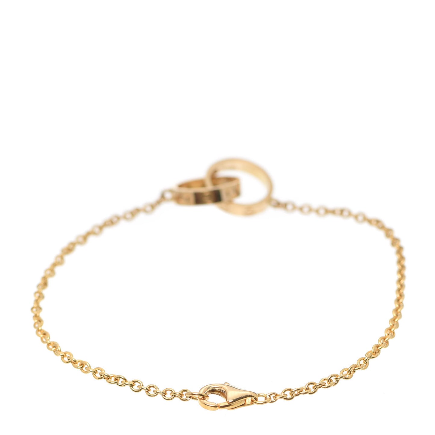 18K Yellow Gold Interlocking LOVE Bracelet