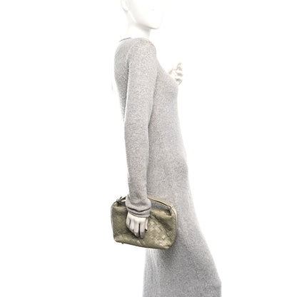 Bottega Veneta Calfskin Nappa Intrecciato Wallace Travertine 3 of 21