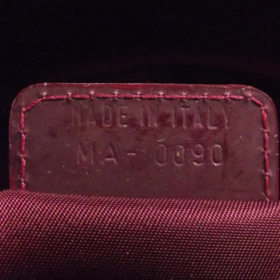 Christian Dior Patent Bowler Burgundy 9 of 10