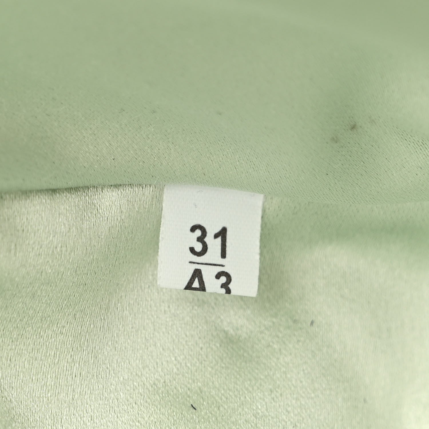 Prada Satin Crystal Triangle Pouch Acqua 7 of 10