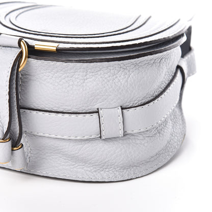 Chloe Calfskin Mini Marcie Round Crossbody Bag Airy Grey 9 of 10