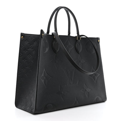 Louis Vuitton Empreinte Monogram Giant Onthego GM Black 3 of 10
