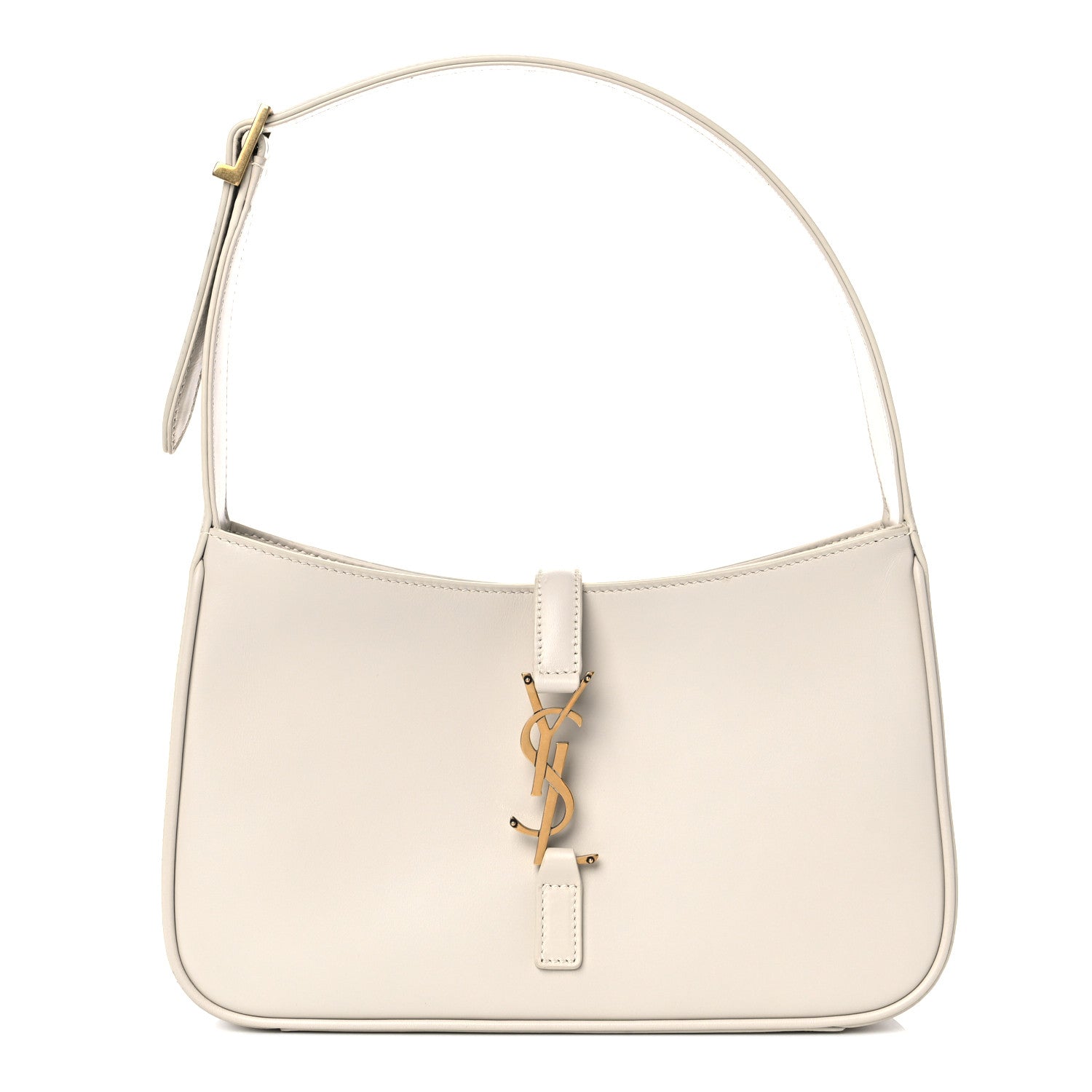 Saint Laurent Smooth Calfskin Le 5 A 7 Hobo Crema Soft 1 of 12