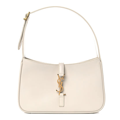 Saint Laurent Smooth Calfskin Le 5 A 7 Hobo Crema Soft 1 of 12