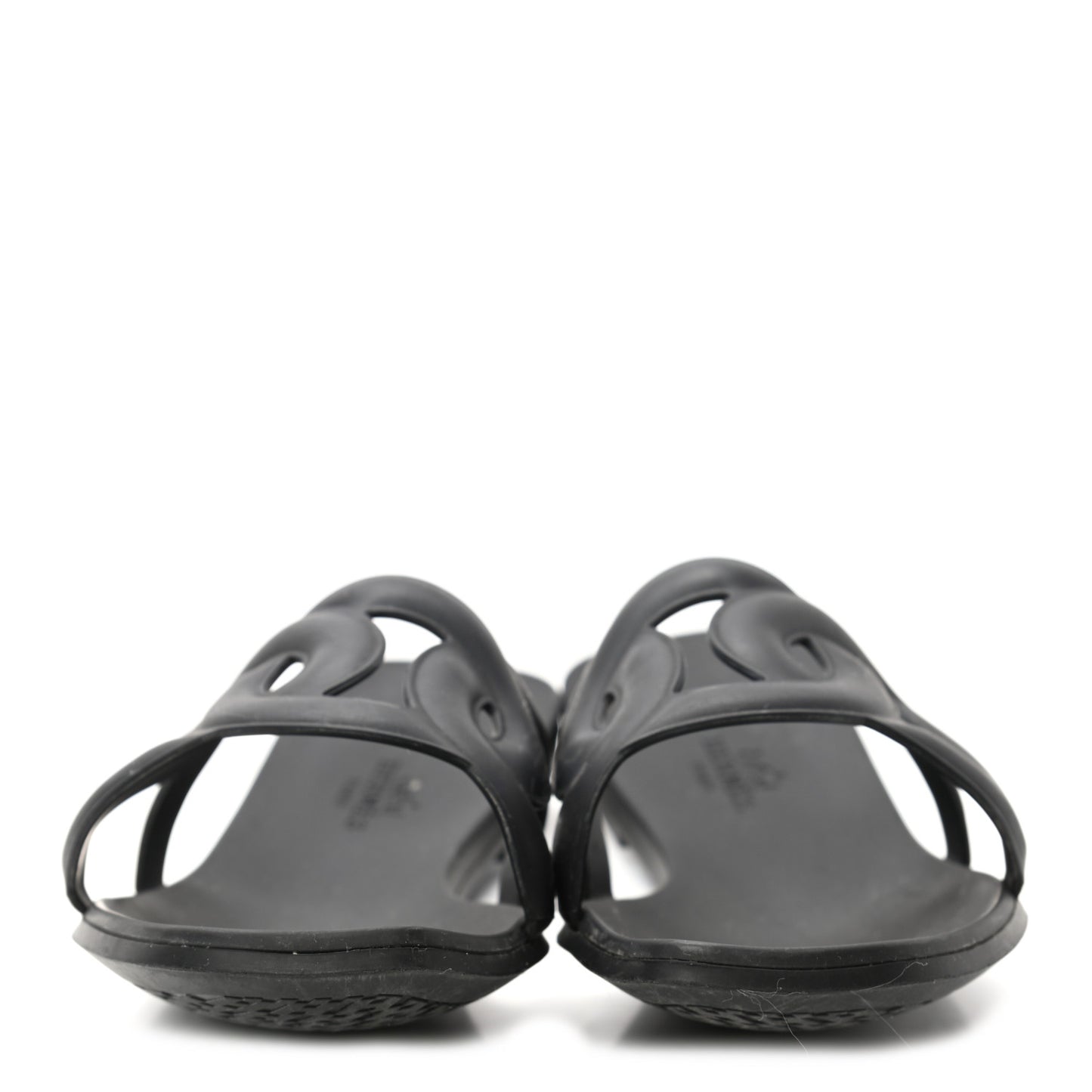 Rubber Aloha Sandals 37 Black