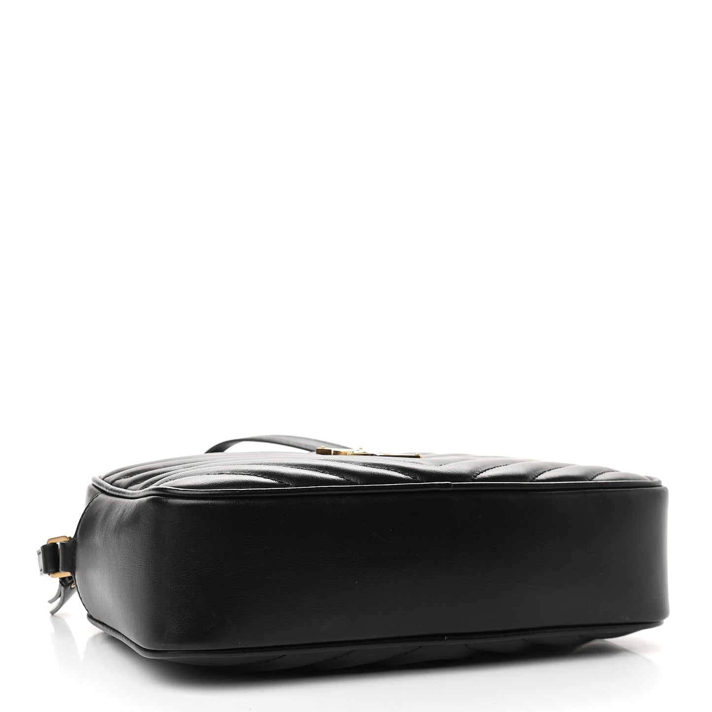 Calfskin Matelasse Monogram Lou Camera Bag Black