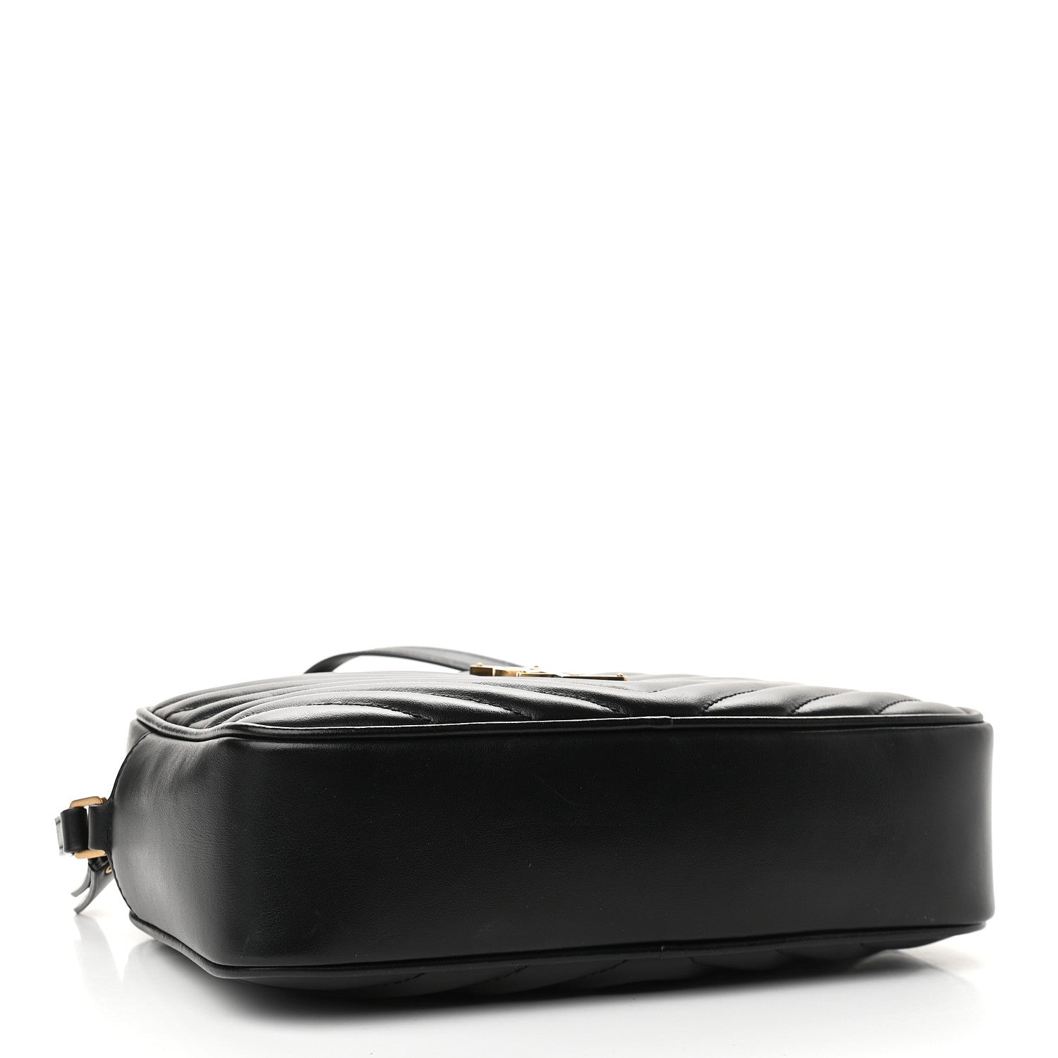 Saint Laurent Calfskin Matelasse Monogram Lou Camera Bag Black 4 of 9