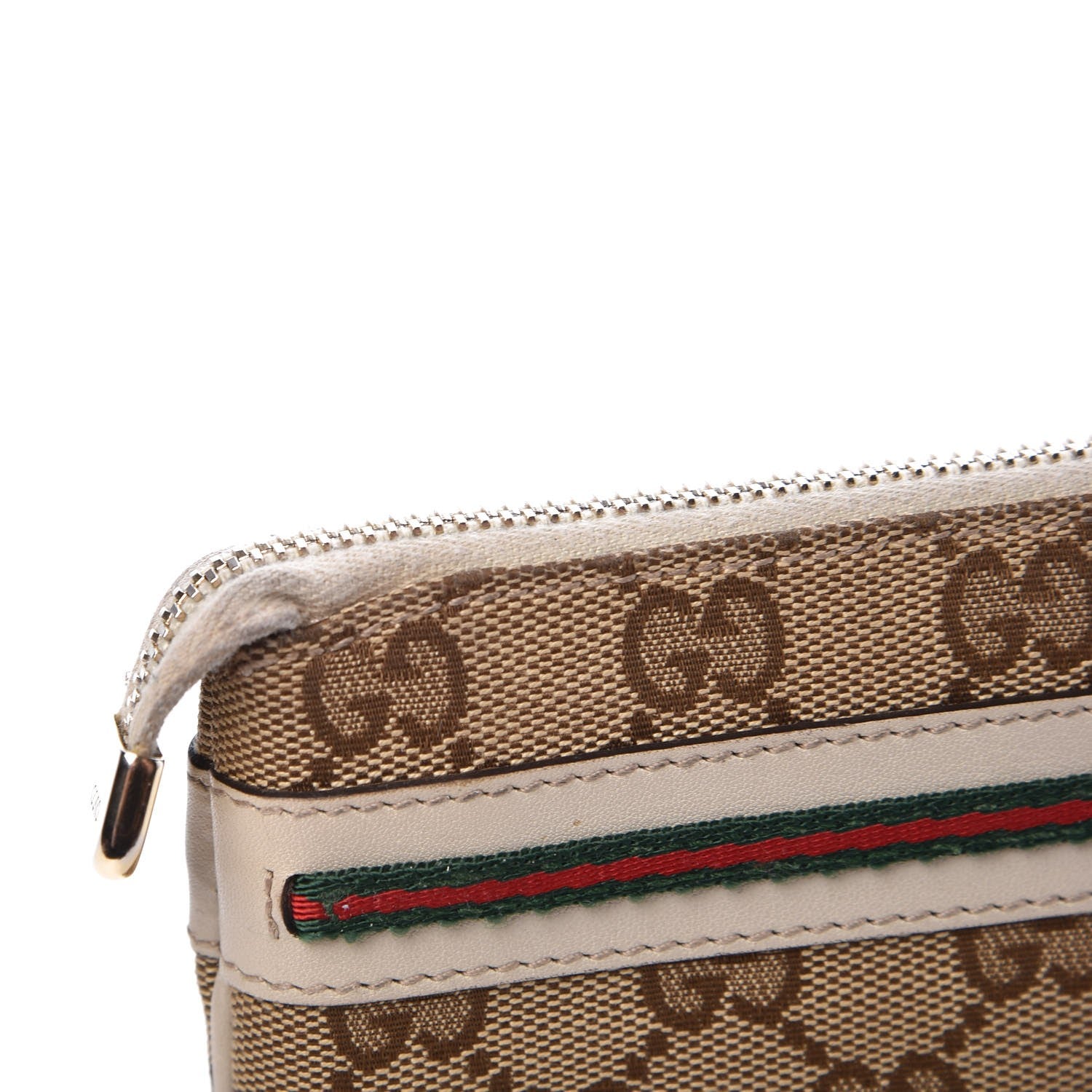 Gucci Monogram Mayfair Wristlet Off White 12 of 13