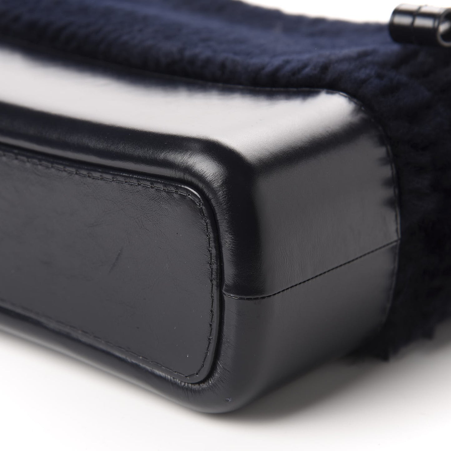 Shearling Medium Gabrielle Hobo Navy