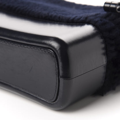 Chanel Shearling Medium Gabrielle Hobo Navy 7 of 12