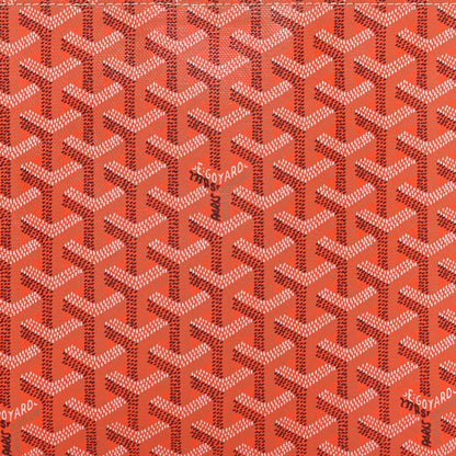 Goyard Goyardine Senat Pochette MM Orange 7 of 9