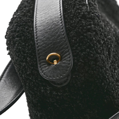 The Row Shearling Calfskin Belt Bag Black 11 of 11
