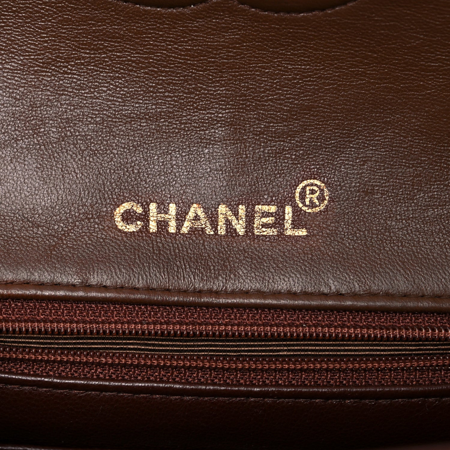 Chanel Lambskin Quilted Mini Square Flap Dark Brown 5 of 15