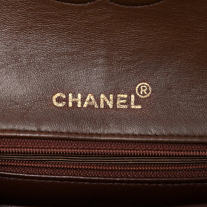 Chanel Lambskin Quilted Mini Square Flap Dark Brown 5 of 15