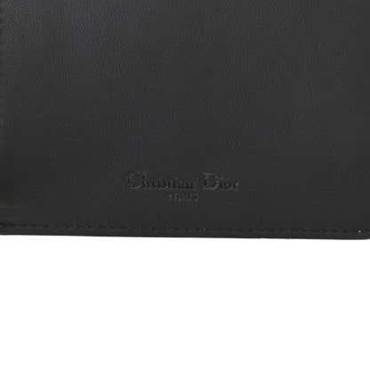 Christian Dior Ultra Matte Lambskin Cannage Small Lady Dior Zip Card Holder Black 6 of 9