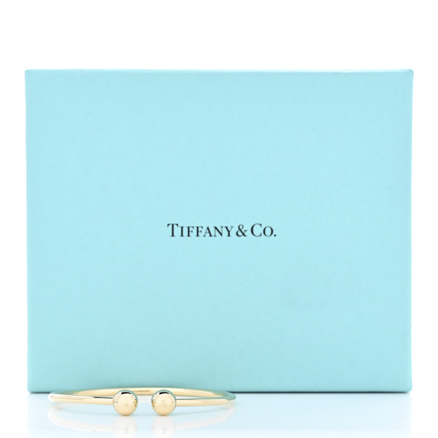 Tiffany 18K Yellow Gold HardWear Ball Wire Bracelet 5 of 5