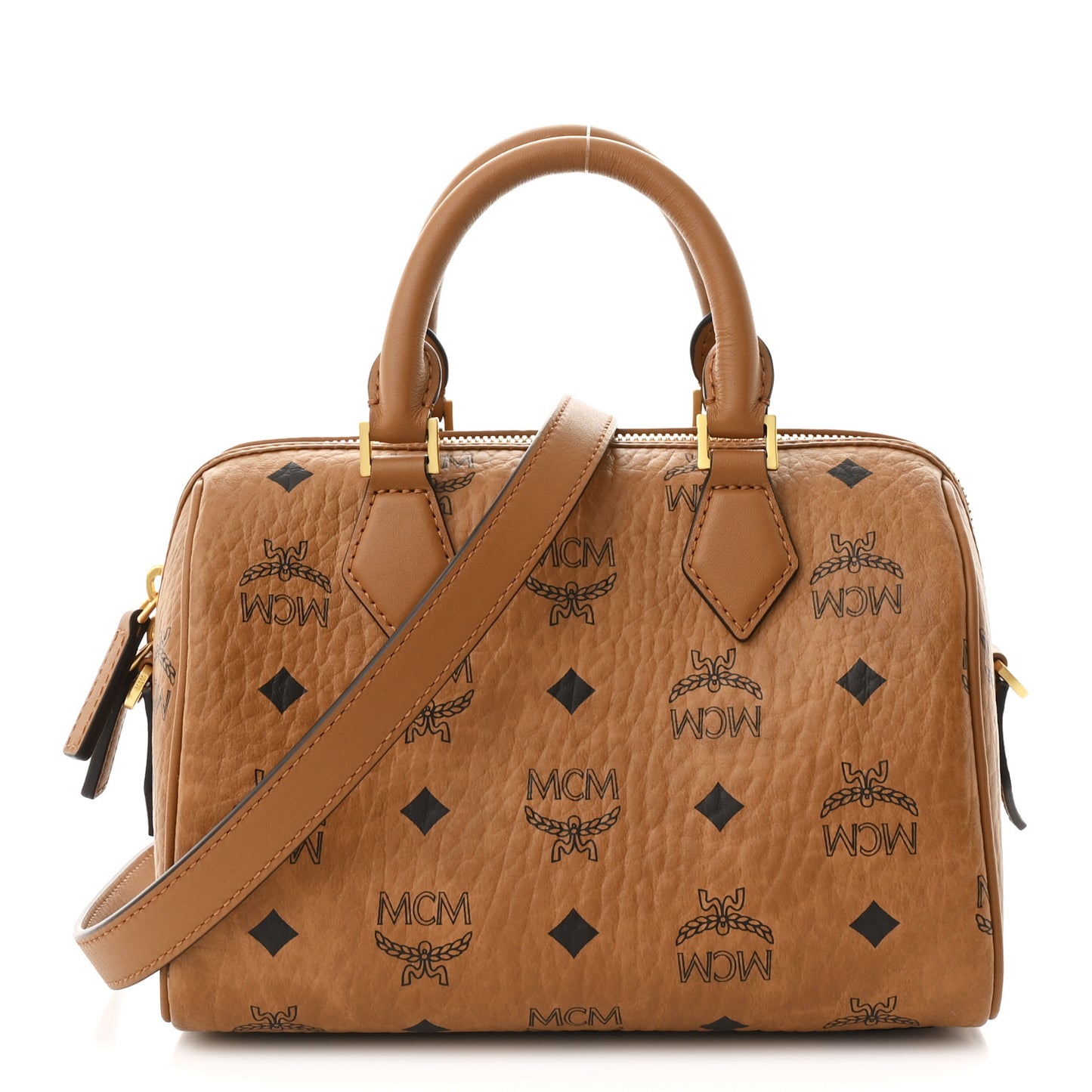 Visetos Small Ella Boston Cognac