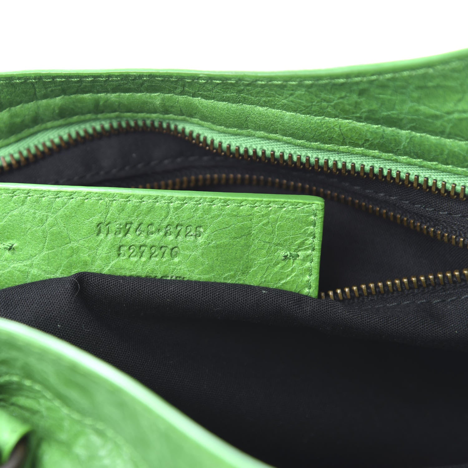Balenciaga Agneau Classic Hardware City Vert Poker 7 of 11