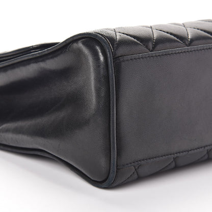 Chanel Lambskin Mini Kelly Flap Bag Black 9 of 10