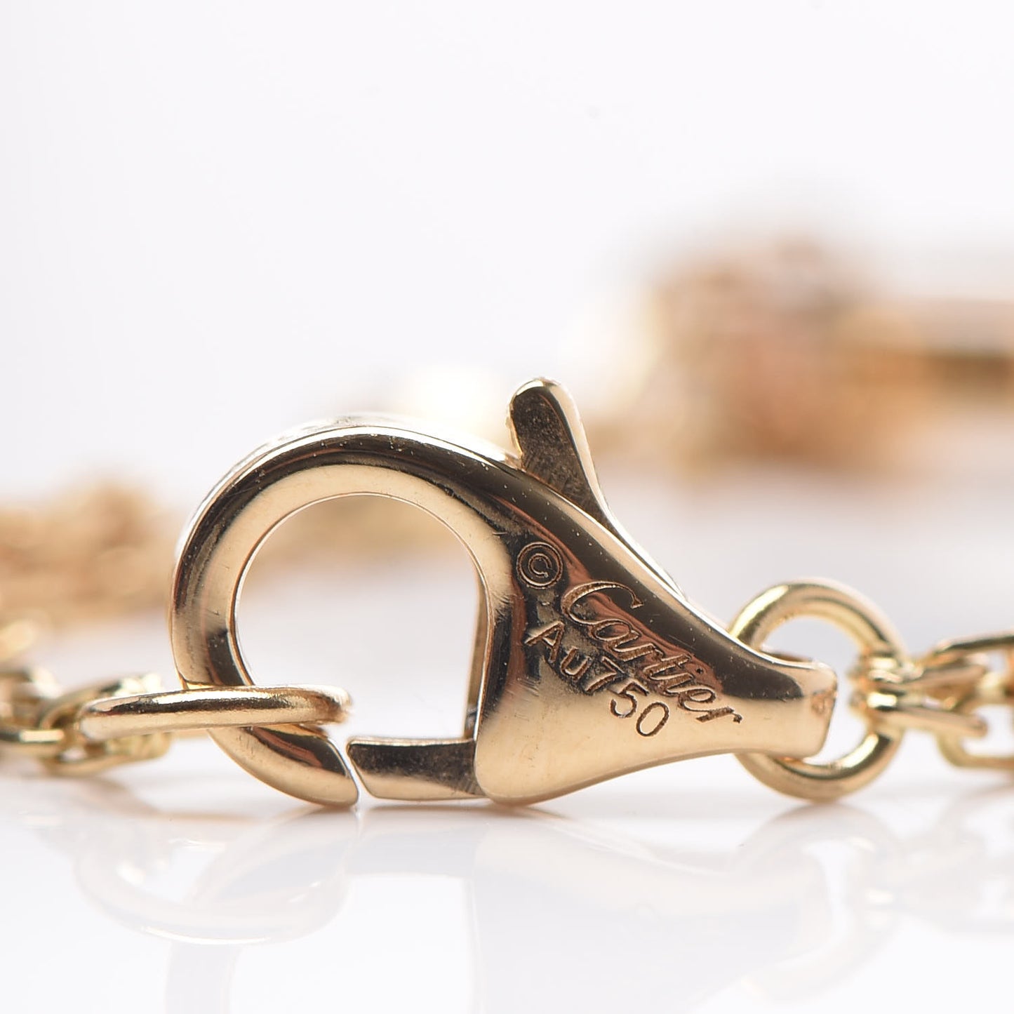 18K Yellow Gold Diamond LOVE Bracelet