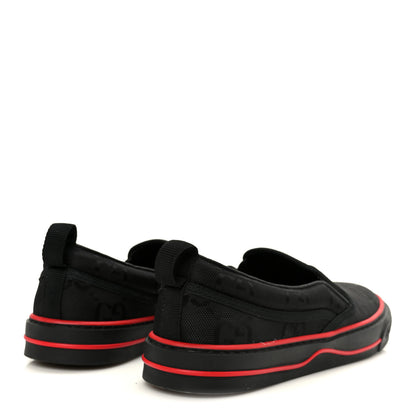 Gucci GG Nylon Mens 1977 Tennis Slip On Sneakers 8.5 Black 5 of 8
