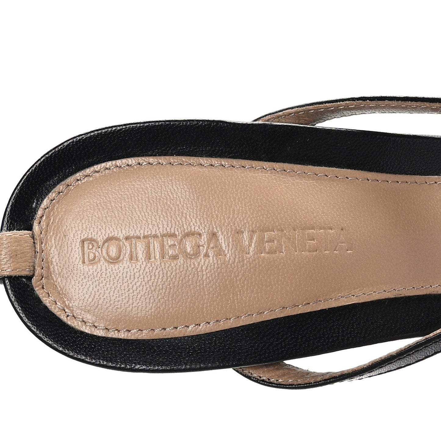 Lambskin Stretch Multi Strap 90mm Sandals 38 Black