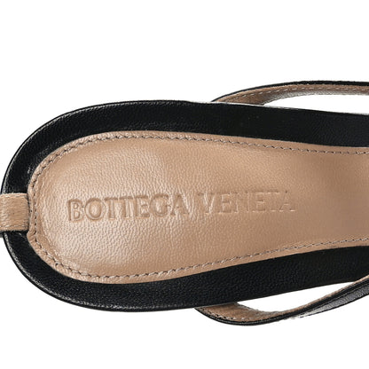 Bottega Veneta Lambskin Stretch Multi Strap 90mm Sandals 38 Black 6 of 7