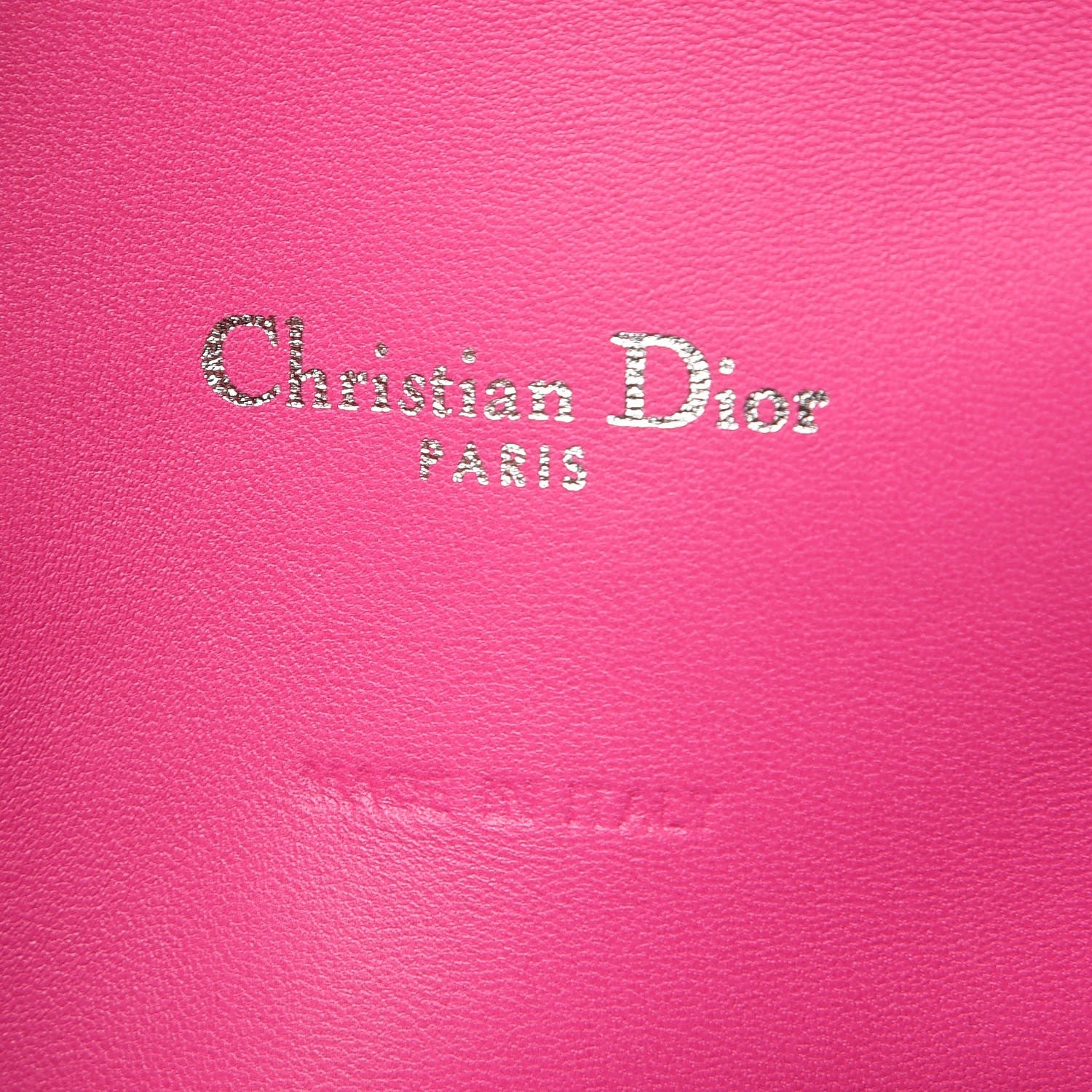 Christian Dior Lambskin Cannage Large Miss Dior Flap Fuchsia 6 of 11