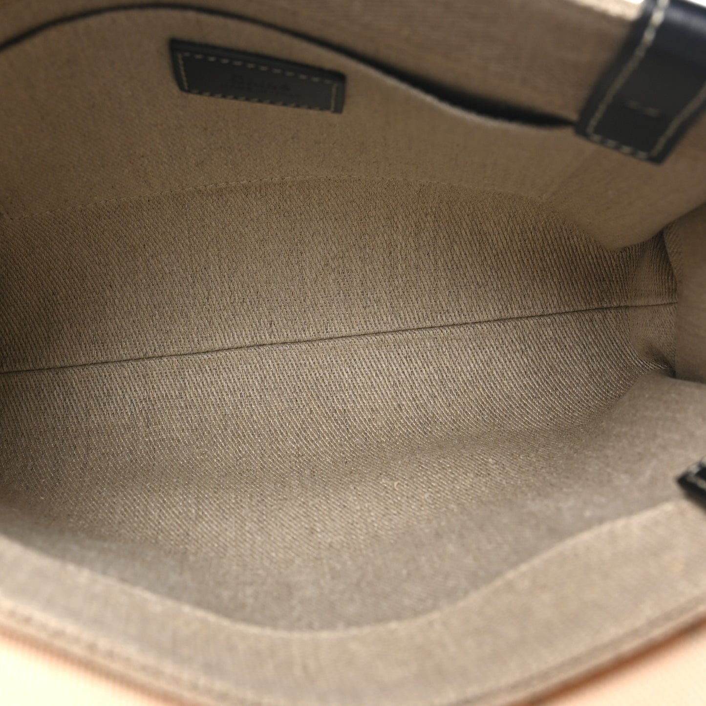 Linen Calfskin Small Woody Ribbon Tote With Strap White Navy