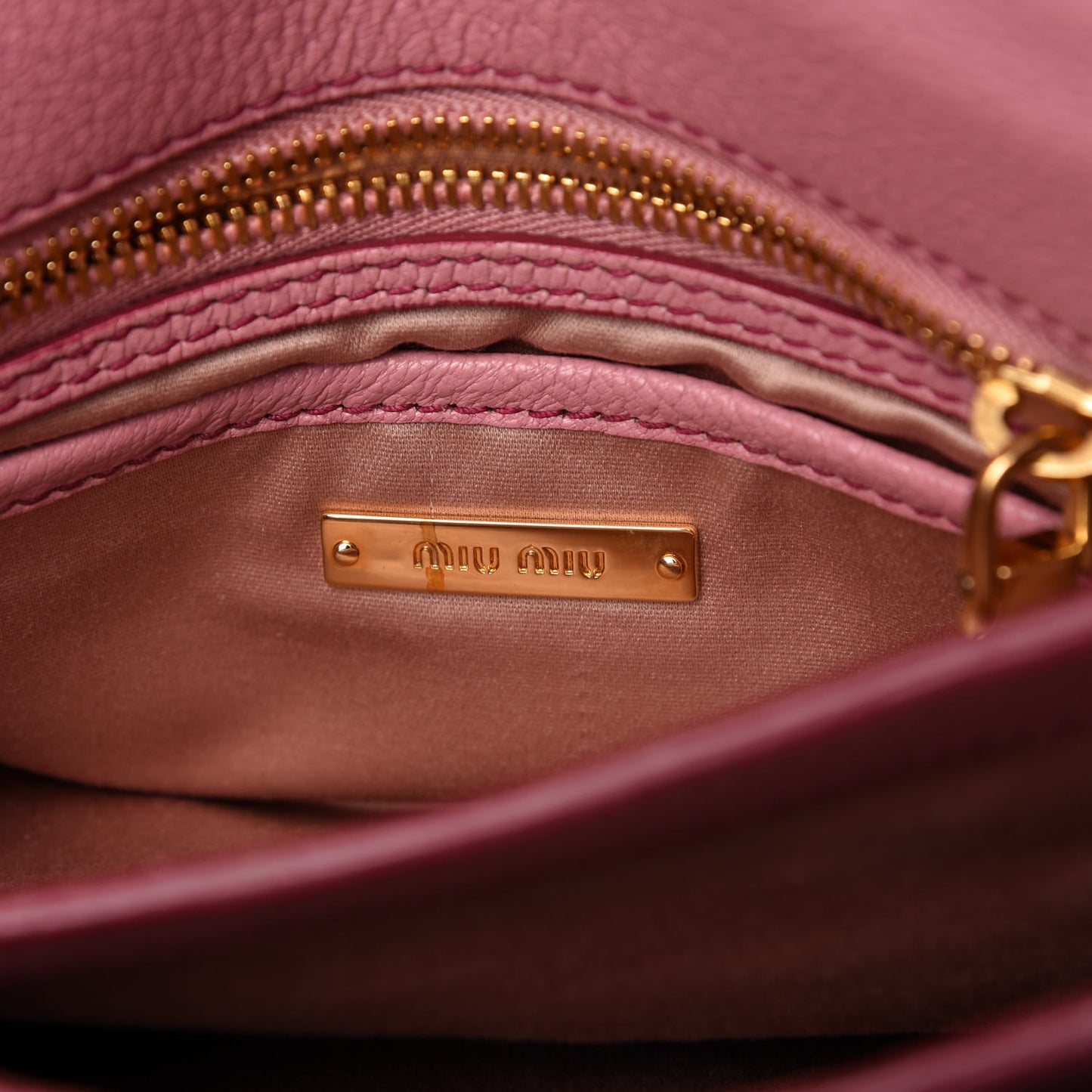 Goatskin Madras Shoulder Bag Rosa Peonia