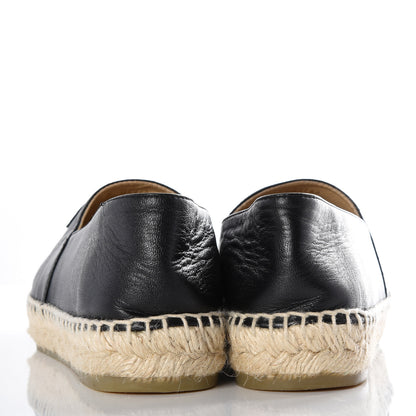 Chanel Lambskin CC Espadrilles 38 Black 7 of 10