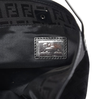 Fendi Zucchino Small Roll Tote Black 6 of 7