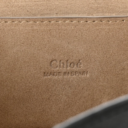 Chloe Smooth Calfskin Little Horses Embroidered Mini Faye Bracelet Bag Black 6 of 10