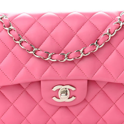 Chanel Lambskin Quilted Small Double Flap Pink 8 of 10