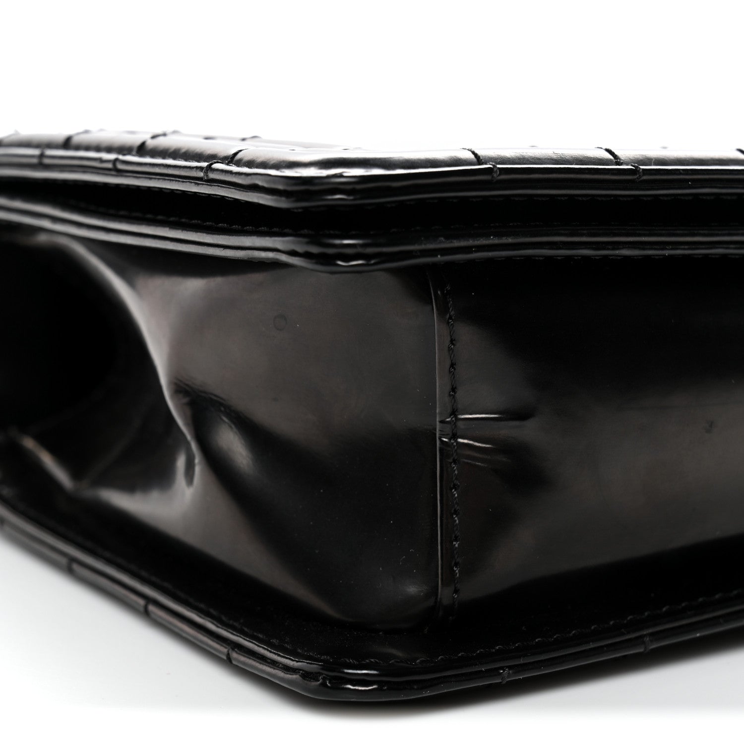Chanel Glazed Calfskin Medium Boy Flap Black 9 of 11