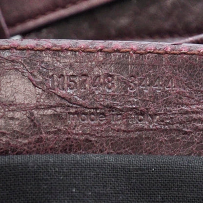 Balenciaga Chevre City Bordeaux 9 of 10