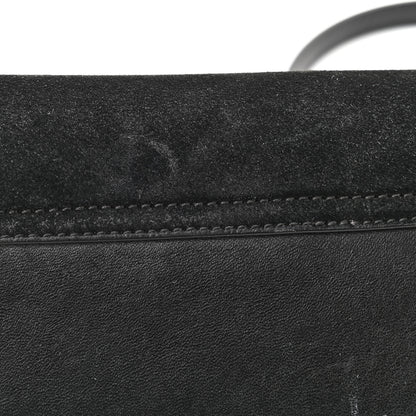 Chloe Suede Calfskin Mini Faye Shoulder Bag Black 15 of 16