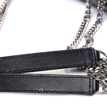 Saint Laurent Calfskin Y Quilted Monogram Small Loulou Chain Satchel Black 19 of 19
