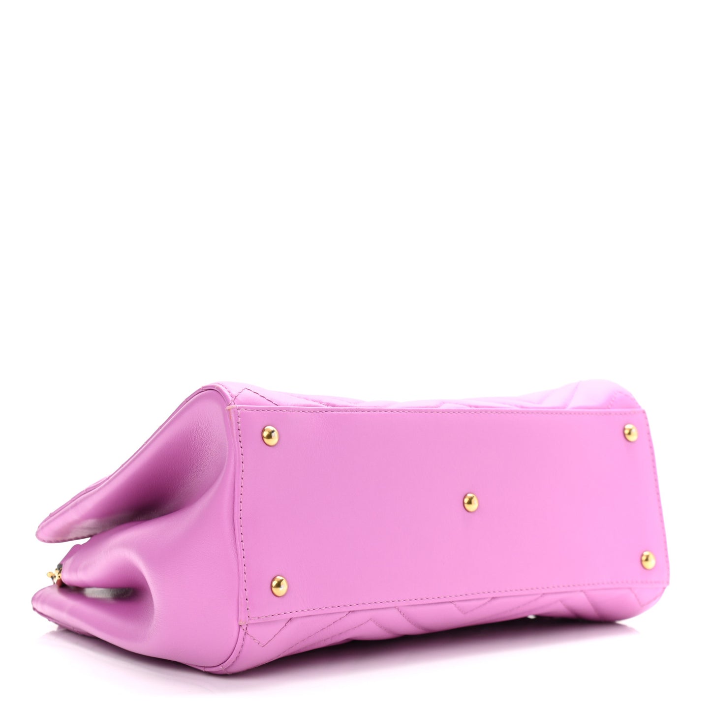 Calfskin Matelasse Small GG Marmont Tote Candy Mousse