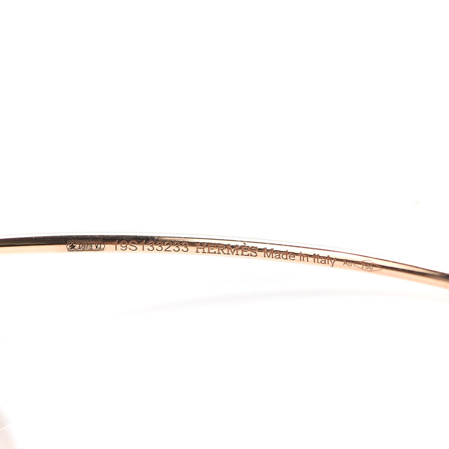 18K Rose Gold Filet D'Or Hoop Earrings