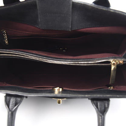 Chanel Grained Calfskin Small Neo Executive Shopper Tote Black 6 of 15
