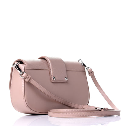 Prada City Calfskin Saffiano Mini Sidonie Shoulder Bag Cipria 2 of 9