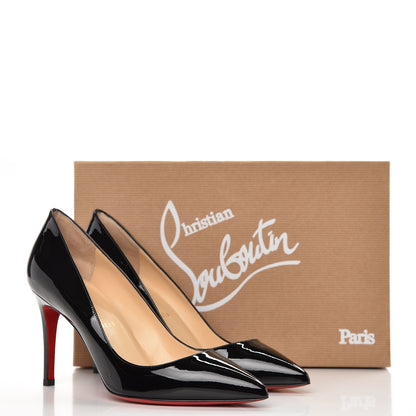 Christian Louboutin Patent Pigalle 85 Pumps 37.5 Black 9 of 9