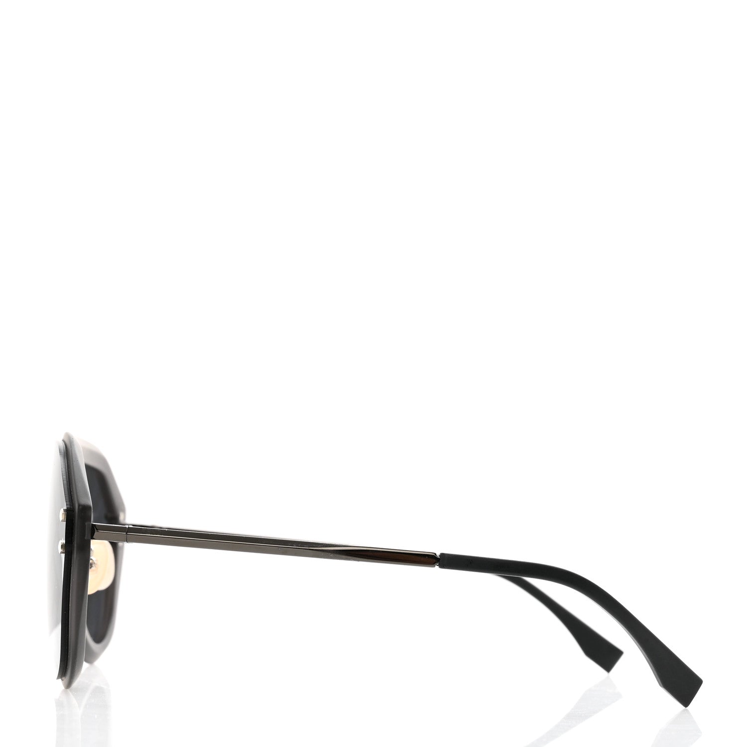 Fendi FF Fabulous Shield Sunglasses FF M0039/G/S Black 3 of 10