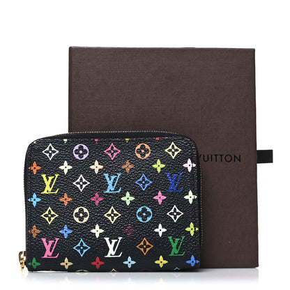 Louis Vuitton Monogram Multicolor Zippy Coin Purse Black Grenade 8 of 8