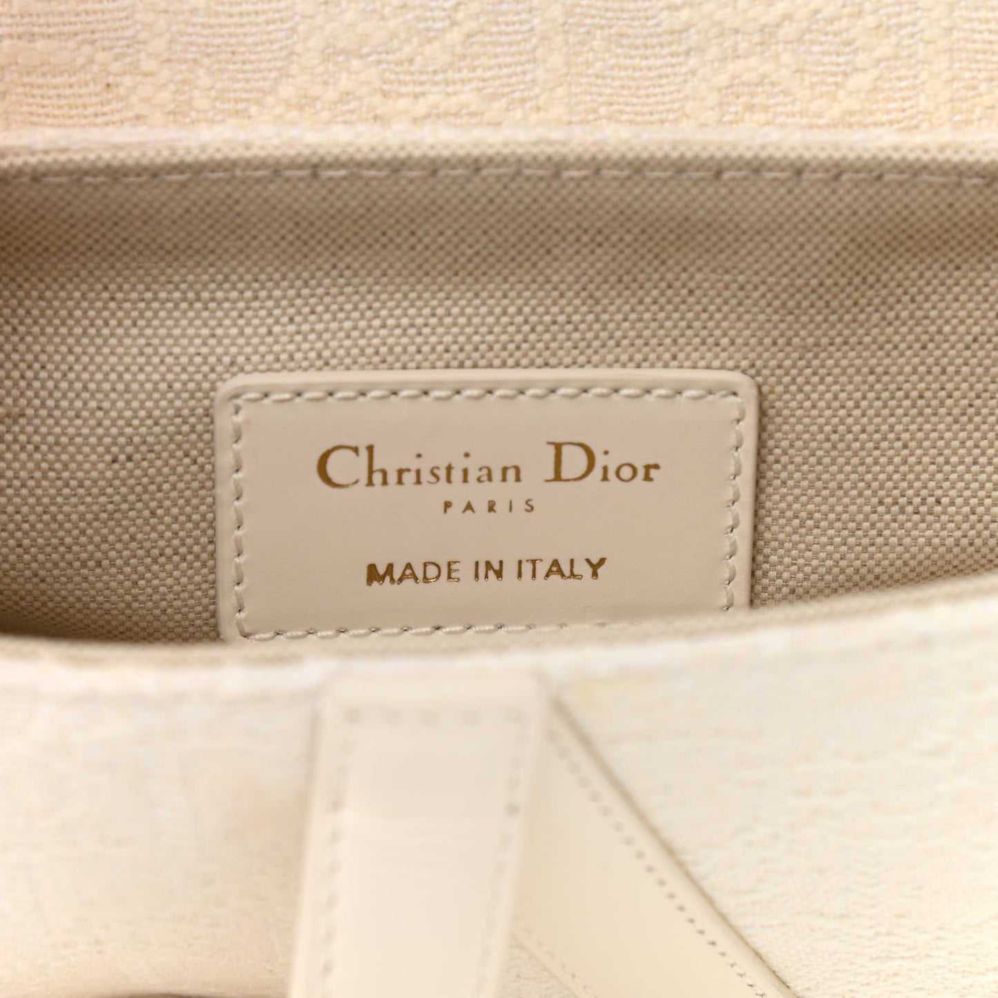 Oblique Mini Saddle Bag White