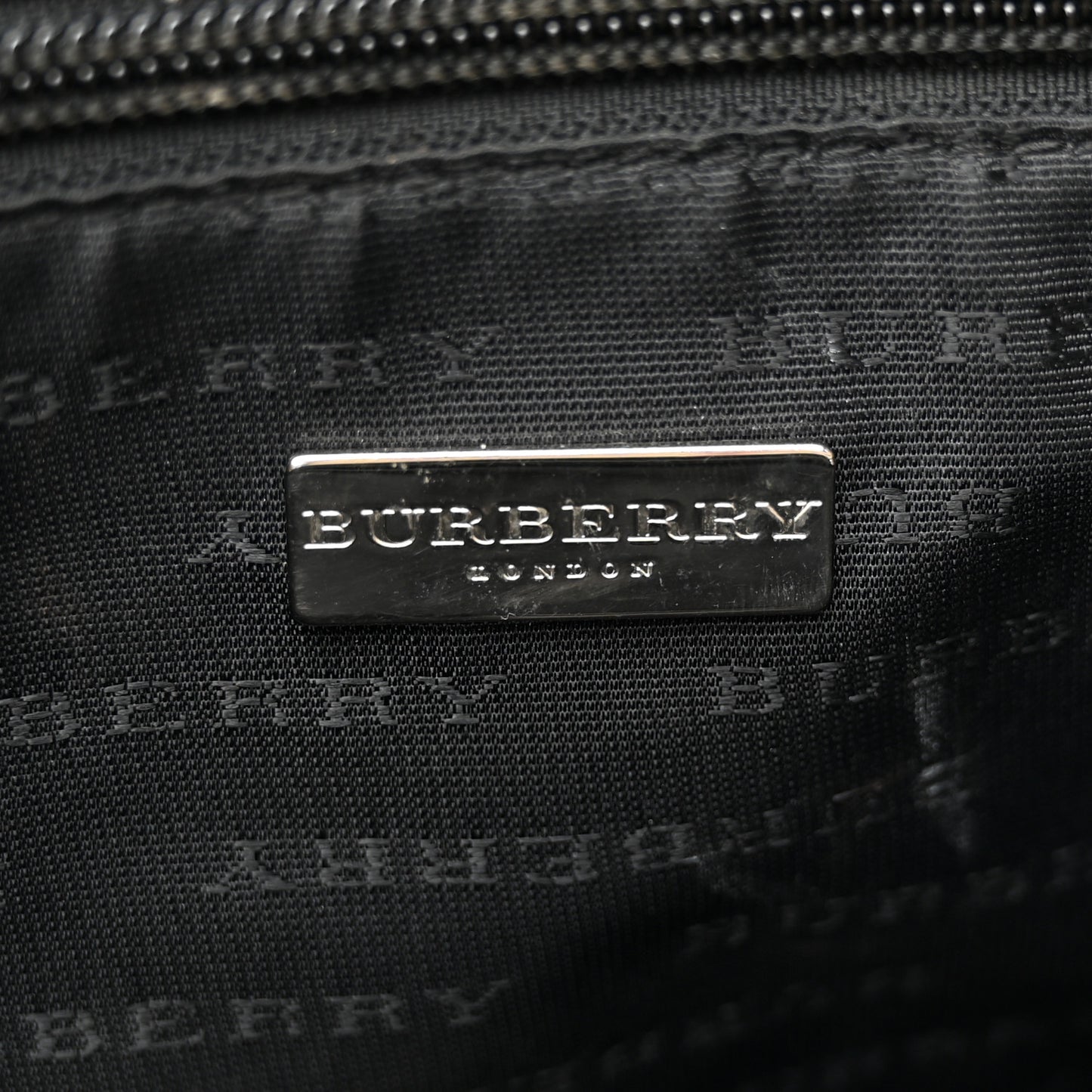House Check Bucket Bag Black