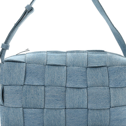 Bottega Veneta Denim Maxi Intrecciato Brick Cassette Bag Indigo 8 of 11